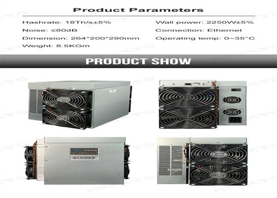Metal New KDA Miner Goldshell KD5 Miner 18T 2250W