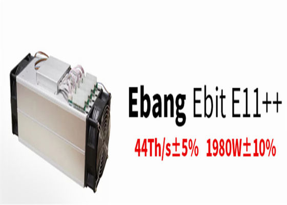 44TH/S 1980W 중고 암호화폐 BTC 채굴기 Ebit E11++ SHA256d
